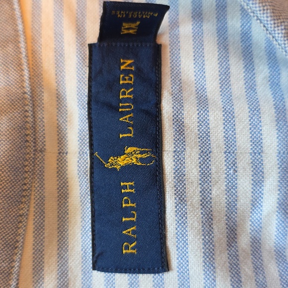 Ralph Lauren Blue Label Light Blue and White Striped Shirt - Picture 2 of 7